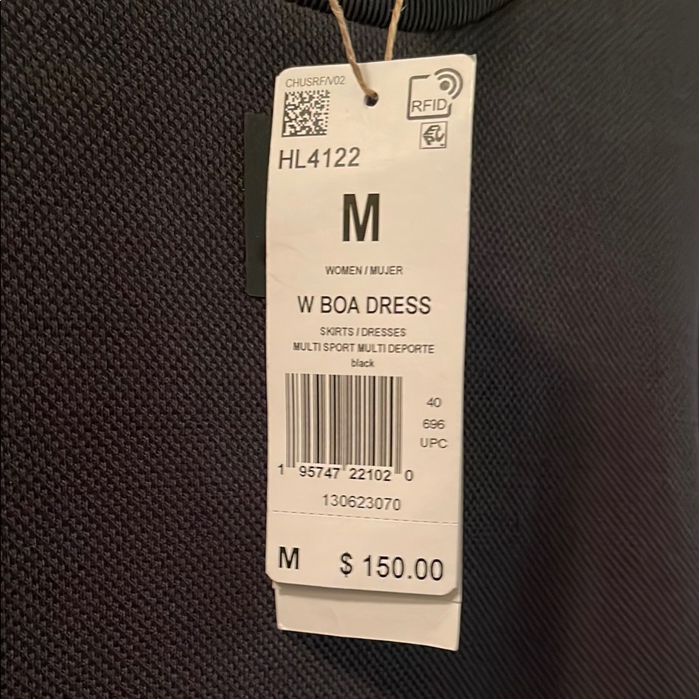 Adidas Black W Boa Dress